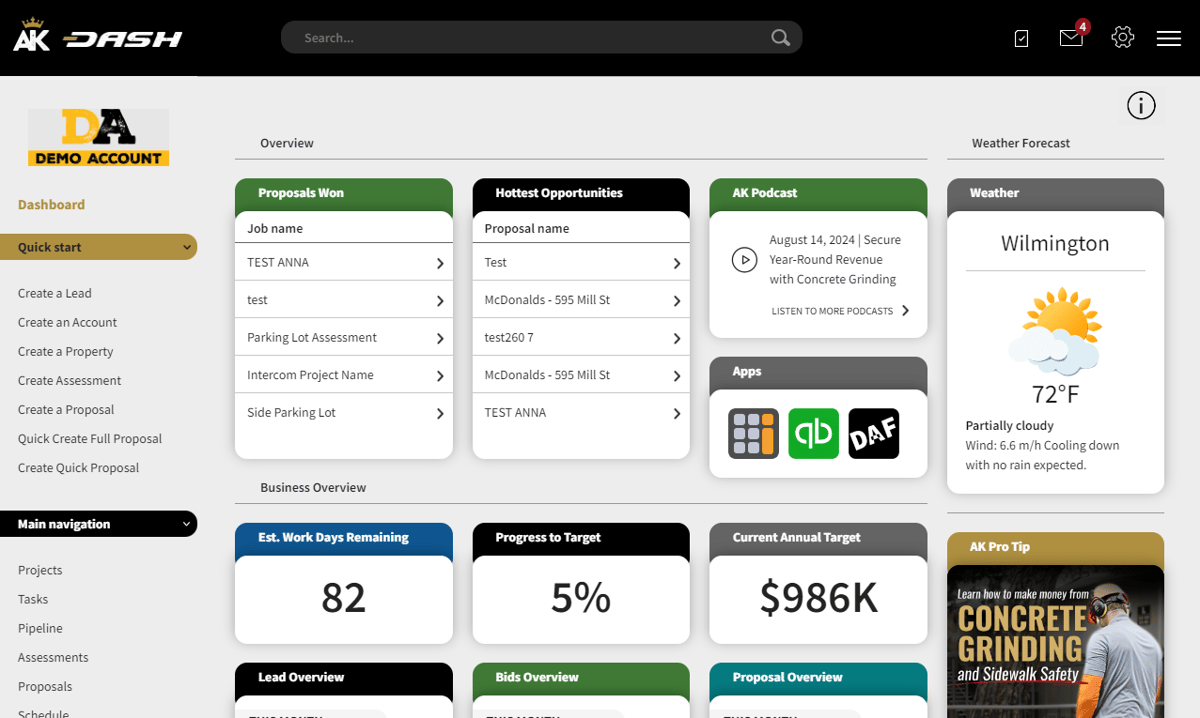 Dashboard